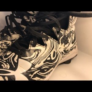 Under Armour Cleats Zebra-Esque